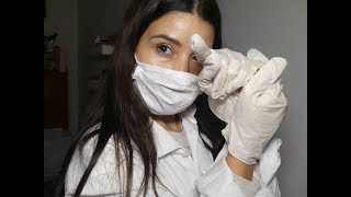 ASMR DERMATOLOGA Roleplay👩🏻‍⚕️ ISPEZIONE E TRATTAMENTO VISO Skin Examination [upl. by Saxela473]