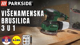 VIŠENAMENSKA BRUSILICA 3 U 1 Parkside PMFS 200 C3 SRPSKI SRBIJA LIDL [upl. by Gaulin]