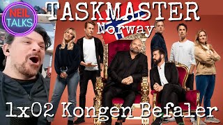 Taskmaster Norway Kongen Befaler 1x02  Reaction and Commentary  Hilarious  even with subtitles [upl. by Aillimat]