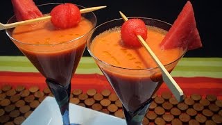 Gazpacho con sandia  La Cocina de Loli Domínguez Loli Domínguez [upl. by Enajaras]