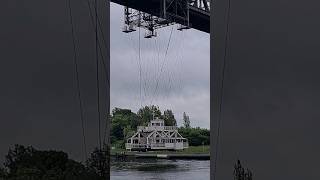 Die Hängefähre über den Nord Ostsee Kanal in Rendsburg [upl. by Ihcas]