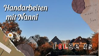 045 Handarbeiten mit Nanni  Bobbel fertige Projekte Stricktuch quotEstherquot [upl. by Obidiah]