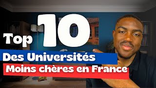 Les universités les moins chères de France pour les étudiants étrangers [upl. by Gaye]