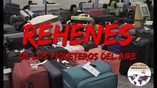 Paro en las aerolíneas argentinas pasajeros pierden su vuelo [upl. by Matthia]