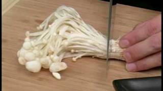 Cooking Tips  How to Prepare Enokitake Mushrooms [upl. by Cadal950]