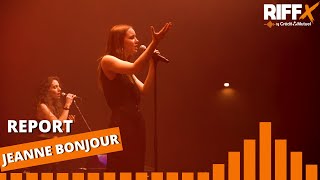 Révélation RIFFX  Jeanne Bonjour 1re partie Benjamin Biolay au Zénith de Lille [upl. by Darnok]