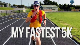 My First 5K on a Track  Baseline for Marathon [upl. by Chance]