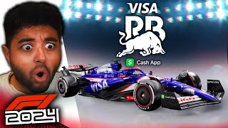 Visa Cash App RB F1 2024 Car Launch RB01 Livery Reveal  F1 2024 Car Launch LIVE [upl. by Monjo]