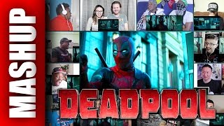 DEADPOOL 2 Teaser Trailer Reactions Mashup [upl. by Rozamond]