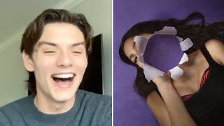 Louis Partridge REACTS to Olivia Rodrigo’s GUTS spilled Album [upl. by Ahsait]