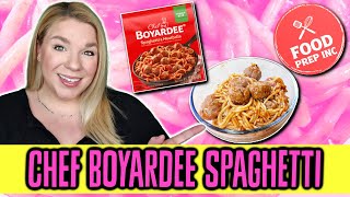 How To Cook Chef Boyardee Frozen Spaghetti amp Meatballs [upl. by Hoisch]