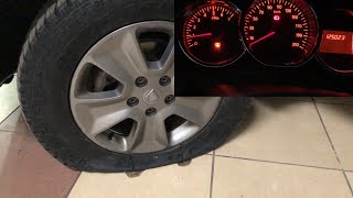 Dacia Duster  How to reset Tyre Pressure TPMS step by step [upl. by Aldis]