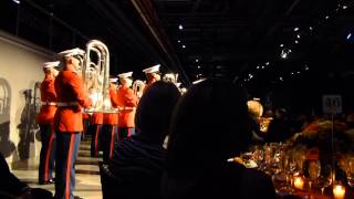 Gerry Byrne Harvey Keitel USMC Ball 2013  HQMC Drum amp Bugle Corps [upl. by Eitsyrk662]