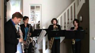 Bolero  Ravel by Saxophone quartet BLAST [upl. by Deeraf97]