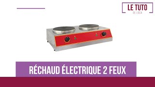 TUTO Comment utiliser le réchaud double électrique   Loca Réception [upl. by Feldt]