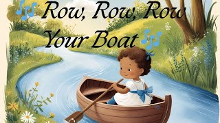 quotRow Row Row Your Boat 🚤  Fun Kids Song with Animals and Adventurequotkidsrhymes preschoolsongs [upl. by Sicular973]