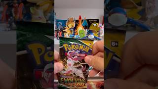 Day 66 of daily pulls our first crack at evolvingskies pokemontcg pokemonpackpulls [upl. by Ellinet419]