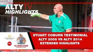 Stuart Coburn Testimonial Match  Alty 2005 Vs Alty 2014  28 July 2024 [upl. by Amles183]