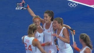 Womens Hockey Pool A  GBR v NED  London 2012 Olympics [upl. by Anhsirk403]