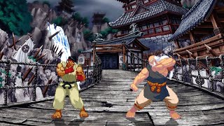 Mugen Street Fighter Shin Ryu vs Gouken [upl. by Fredric]