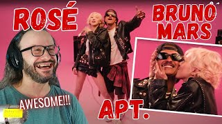 so much fun ROSÉ amp Bruno Mars  APT Official Music Video reaction [upl. by Adnocahs]