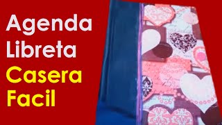 Como Hacer una Agenda o Libreta Casera  Facil y Rapido  Secretosdejessy [upl. by Zennie]