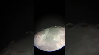 Moon Craters  F70076 Reflector Telescope Test [upl. by Tony]