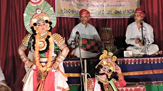 YakshaganaKrishna Sandhana Sri Pradeepa SamagaKrishna Sri Balkur Krishna YajiKaurava HD [upl. by Pega]