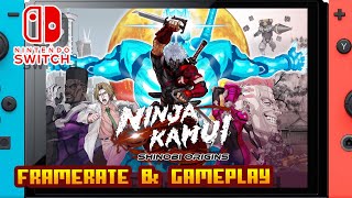 NINJA KAMUI SHINOBI ORIGINS  Nintendo Switch  Framerate amp Gameplay [upl. by Leatri]