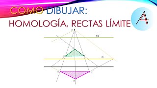 COMO DIBUJAR LAS RECTAS LÍMITE DE UNA HOMOLOGÍA [upl. by Naik]