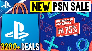 GIGANTIC NEW PSN SALE LIVE NOW PSN Big Games Big Deals Sale 3200 Deals NEW PlayStation Deals [upl. by Spiers]