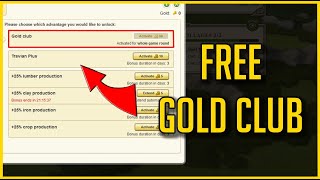 How to Get Gold Club For Free  Travian Guides 2020 [upl. by Zsazsa]