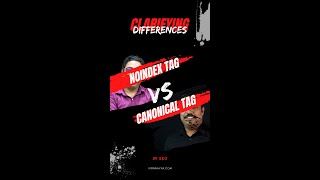 Noindex vs Canonical Tag Clarifying the Differences in SEO [upl. by Margreta]