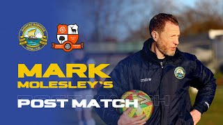 Mark Molesley’s postmatch Gosport Borough 1  0 Hartley Wintney [upl. by Kele]