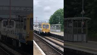 Balfour Beatty passing Gillingham station [upl. by Sommers]