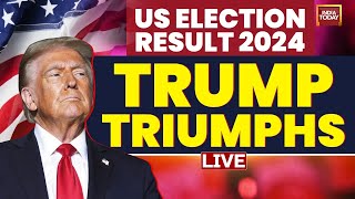 US Election Results Announcement LIVE Donald Trump Becomes 47th President  Kamala Harris Updates [upl. by Ennoved253]