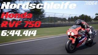 Ride 4  Nordschleife  Honda RVF 750  644414 [upl. by Kale640]