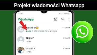 Jak ustawić wiadomość WhatsApp w wersji roboczej  Wiadomość robocza WhatsApp [upl. by Elexa]