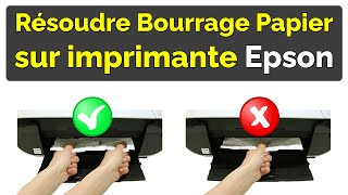 Comment enlever le Bourrage Papier sur imprimante Epson [upl. by Gorden633]