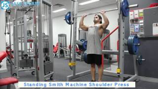 Standing Smith Machine Shoulder Press [upl. by Ruberta]