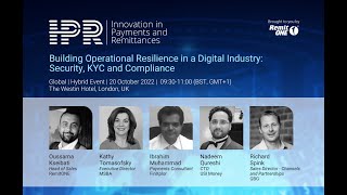 Building Operational Resilience in a Digital Industry Security KYC and Compliance IPR 2022 [upl. by Aniled960]