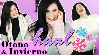 HAUL Otoño amp Invierno Moda PLUS SIZE ❤️ Ropa Kiabi y HyM TALLAS GRANDES [upl. by Ellenod]