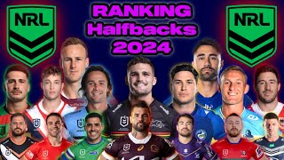 Ranking NRL Halfbacks From WORST To BEST In 2024 Season  Feat Trademark Sports [upl. by Acinod725]