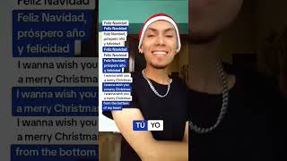 FELIZ NAVIDAD Karaoke  JULMER Especial Navidad 8 cantaconmigo josefeliciano [upl. by Datnow]