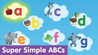 Phonics Alphabet Song Lowercase  Super Simple ABCs [upl. by Farmer]