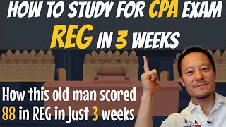 How to Pass the CPA Exam How to study for REG How I Passed REG in 3 weeks with 88 Tips amp Tricks [upl. by Annayrb]