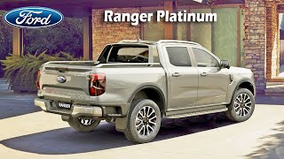 2023 Ford Ranger Platinum  interior amp exterior details [upl. by Enerahs]