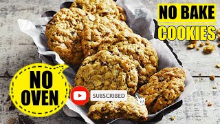 How to make No Bake Cookies  Easy No Bake Cookies Recipe  Sweetsmile Tv [upl. by Akaenahs]