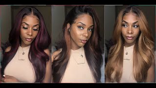 5 Color Showcase  Outre Melted Hairline Synthetic Lace Front Wig  Kamiyah  HAIRSOFLY [upl. by Rafter]