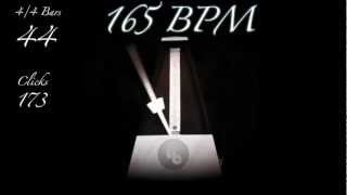 165 BPM Metronome [upl. by Mariann]